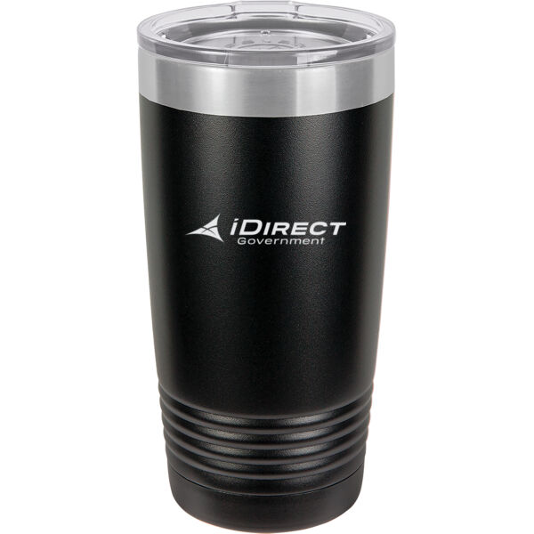   - 20 oz. Stainless Steel Tumbler w/Clear Lid Thumbnail